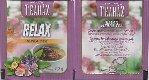 Gárdonyi Teaház Relax