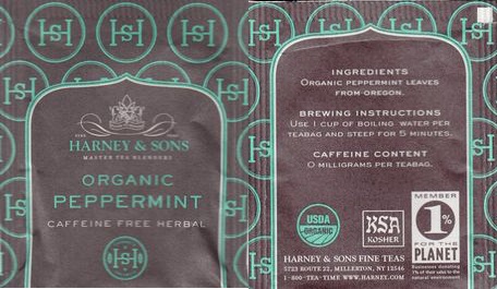 Harney & Sons 04 Organic Peppermint