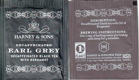 Harney & Sons Decaffeinated Earl Grey