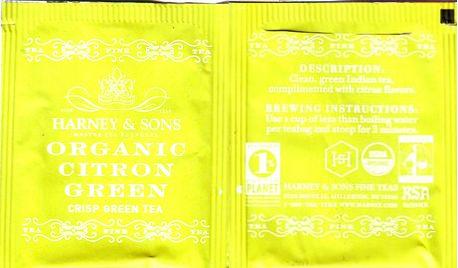 Harney & Sons Organic Citron Green