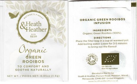 Heath & Heather 04 Organic Green Rooibos