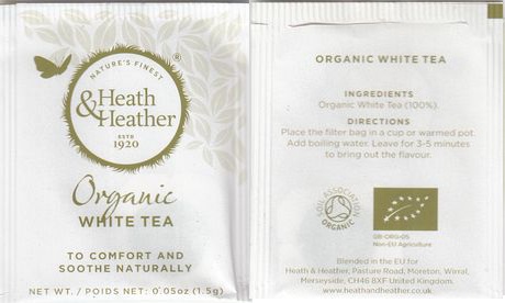 Heath & Heather 04 Organic White Tea