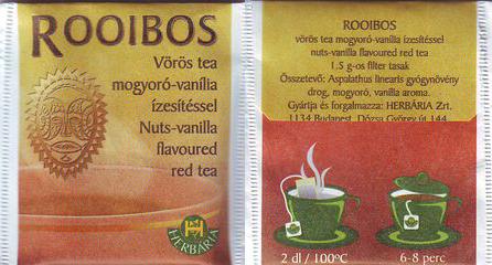 Herbaria Rooibos Mogyoro Vanilia