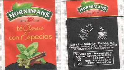 Hornimans 10 002 417 Té Classic Con Especias