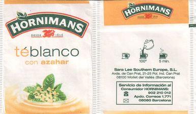 Hornimans 10000545 Té Blanco Con Azahar