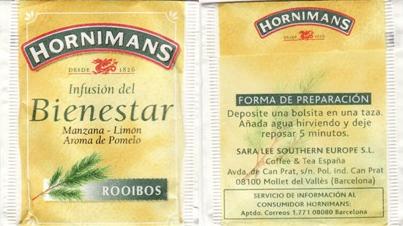 Hornimans 313 4605 Bienestar Manzana Limon Pomelo