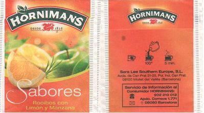 Hornimans 313 5105 Sabores Rooibos Con Limon Y Manzana