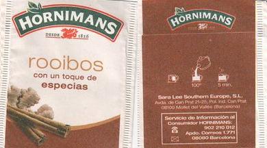 Hornimans 313 5119 Rooibos Con Un Toque De Especias