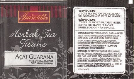 Irresistibles Herbal Tea Acai Guarana