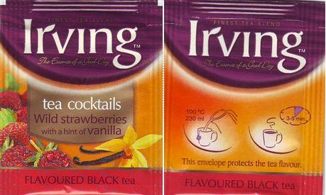 Irving Tea Cocktails Wild Strawberries With a Hint of Vanilla