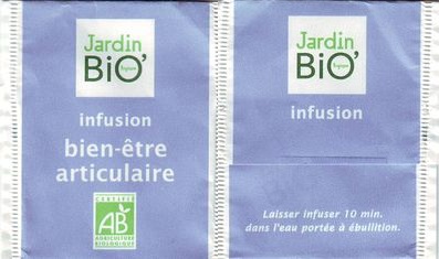 Jardin Bio Infusion Bien Etre Articulaire