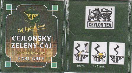 JHP Cejlonský Zelený Čaj Earl Grey