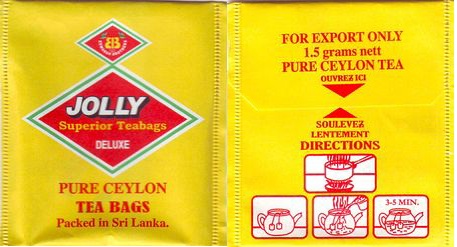 Jolly Pure Ceylon Tea Bags