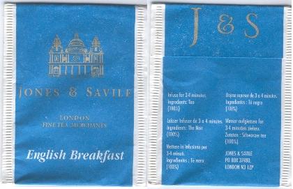 Jones & Savile English Breakfast