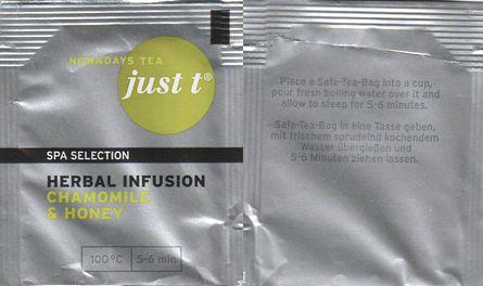 Just T 02 Herbal Infusion Chamomile & Honey