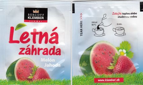 Klember Summer Letna Zahrada Melon Jahoda