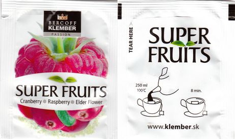 Klember Super Fruits Cranberry Raspbery Elder Flower