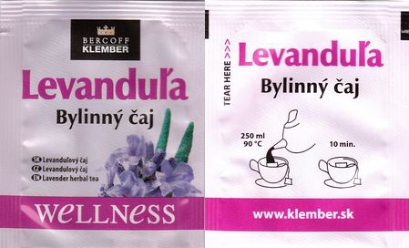 Klember Wellness Levandula Bylinný Čaj