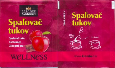 Klember Wellness Spalovac Tukov Jablko a Skořice