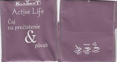 Klement Active Life Čaj Na Precistenie & Povab