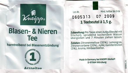 Kneipp Blasen & Nieren Tee