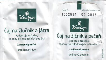 Kneipp Čaj Na Zlucnik a Jatra