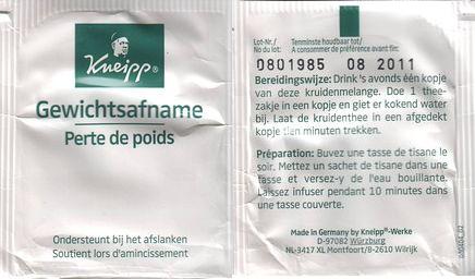 Kneipp Gewichtsafname