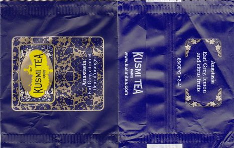 Kusmi Tea Anastasia Earl Grey Citron Et Fleur D Oranger