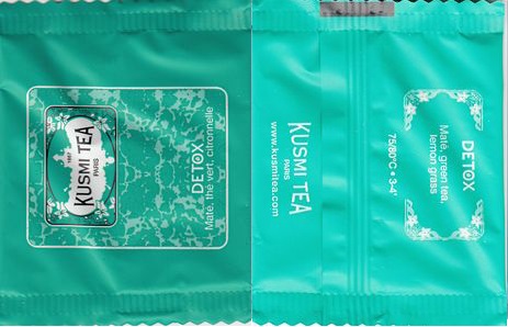 Kusmi Tea Detox Maté Thé Vert Citronelle