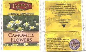 Impra DE0095 Herbal Infusion Camomile Flowers