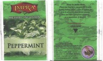 Impra DE0095 Herbal Infusion Peppermint