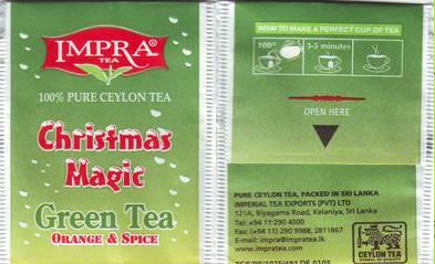 Impra DE0105 Christmas Magic Green Tea