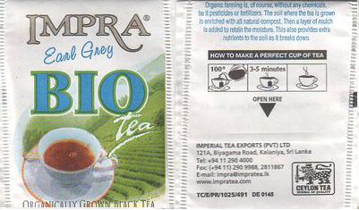 Impra DE0145 Earl Grey Bio Tea