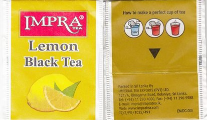 Impra ENDC005 Lemon Black Tea