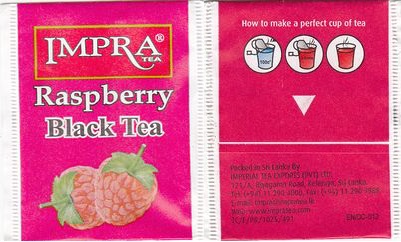 Impra ENDC012 Raspberry Black Tea