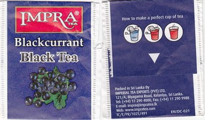 Impra ENDC021 Blackcurrant Black Tea