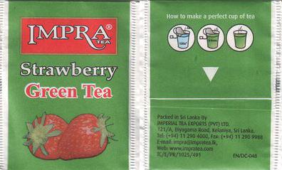 Impra ENDC048 Strawberry Green Tea