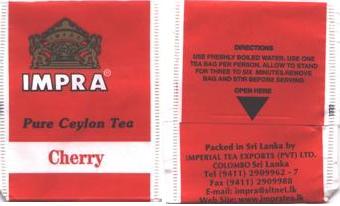 Impra Pure Ceylon Tea Cherry