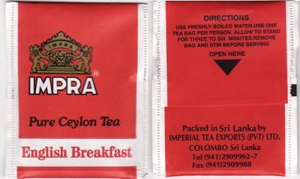 Impra Pure Ceylon Tea English Breakfast