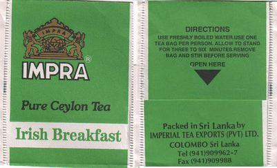 Impra Pure Ceylon Tea Irish Breakfast 2