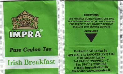 Impra Pure Ceylon Tea Irish Breakfast