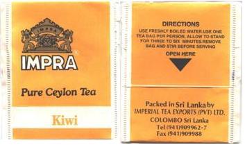 Impra Pure Ceylon Tea Kiwi