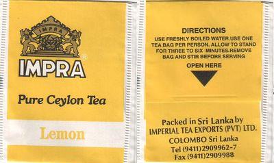 Impra Pure Ceylon Tea Lemon 2