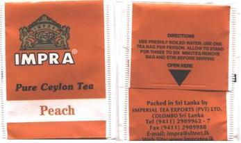 Impra Pure Ceylon Tea Peach