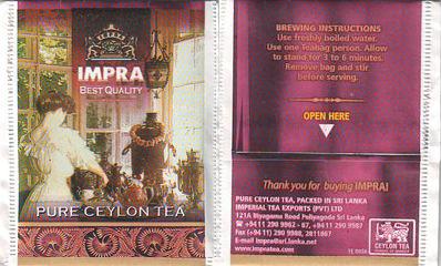 Impra TE0056 Pure Ceylon Tea