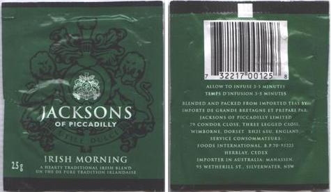 Jacksons Irish Morning