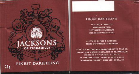 Jacksons of Picadilly Finest Darjeeling