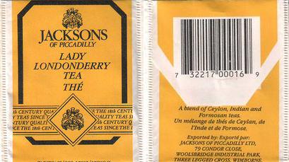 Jacksons of Picadilly Lady Londonderry Tea Paper