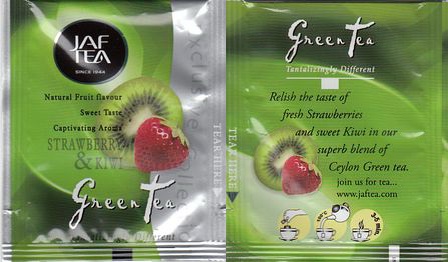 JAF Tea 03 Green Tea Strawberry & Kiwi