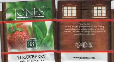 Jones 118 Strawberry Organic Black Tea W